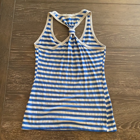 Striped racer back tank top - Picture 2 of 4